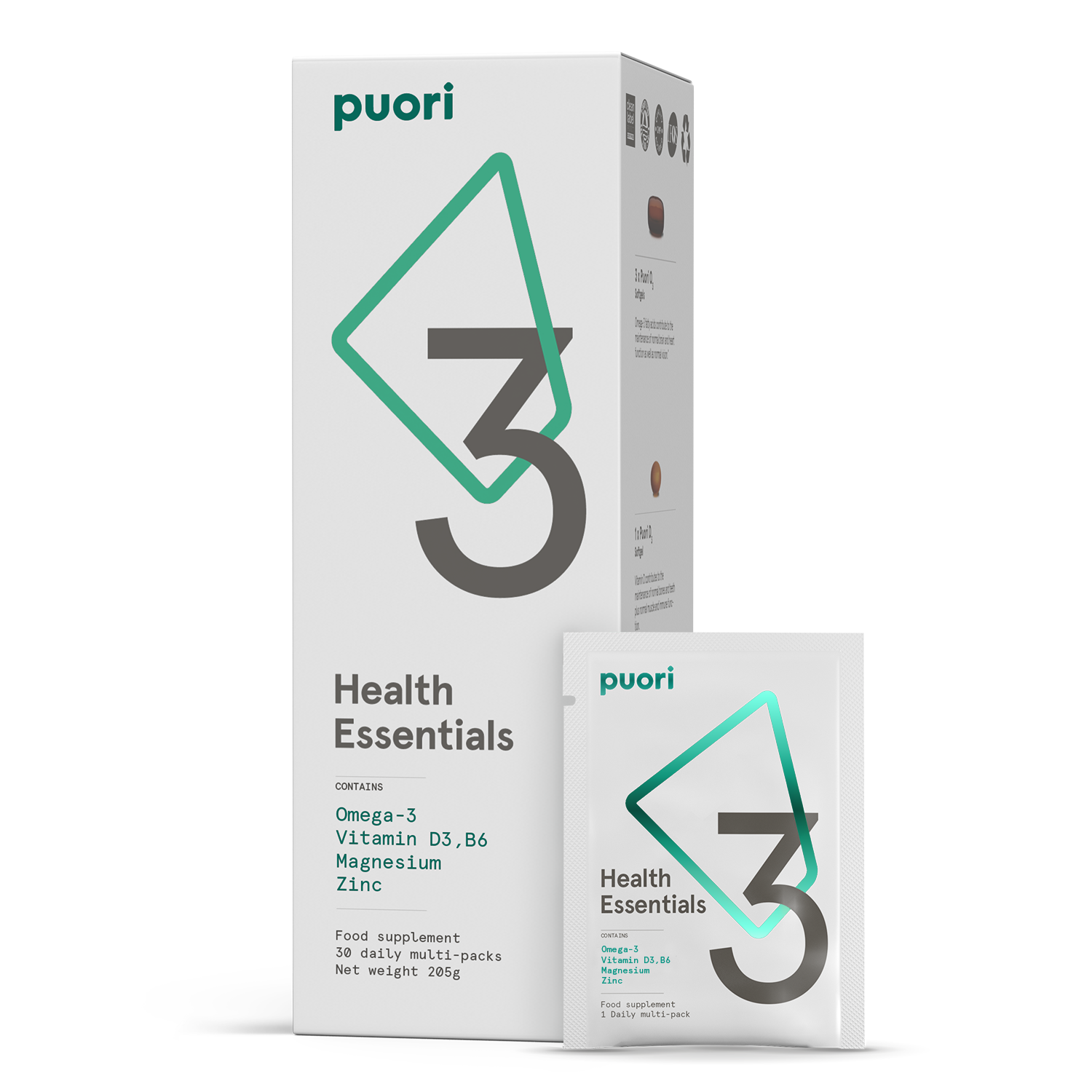 P3 - Convenient daily multinutrient packs - 30 servings