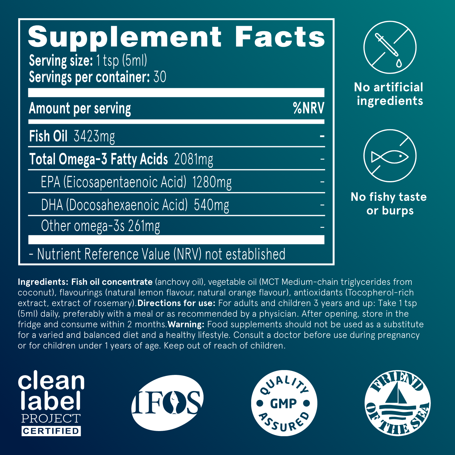 O3L - Liquid Fish Oil