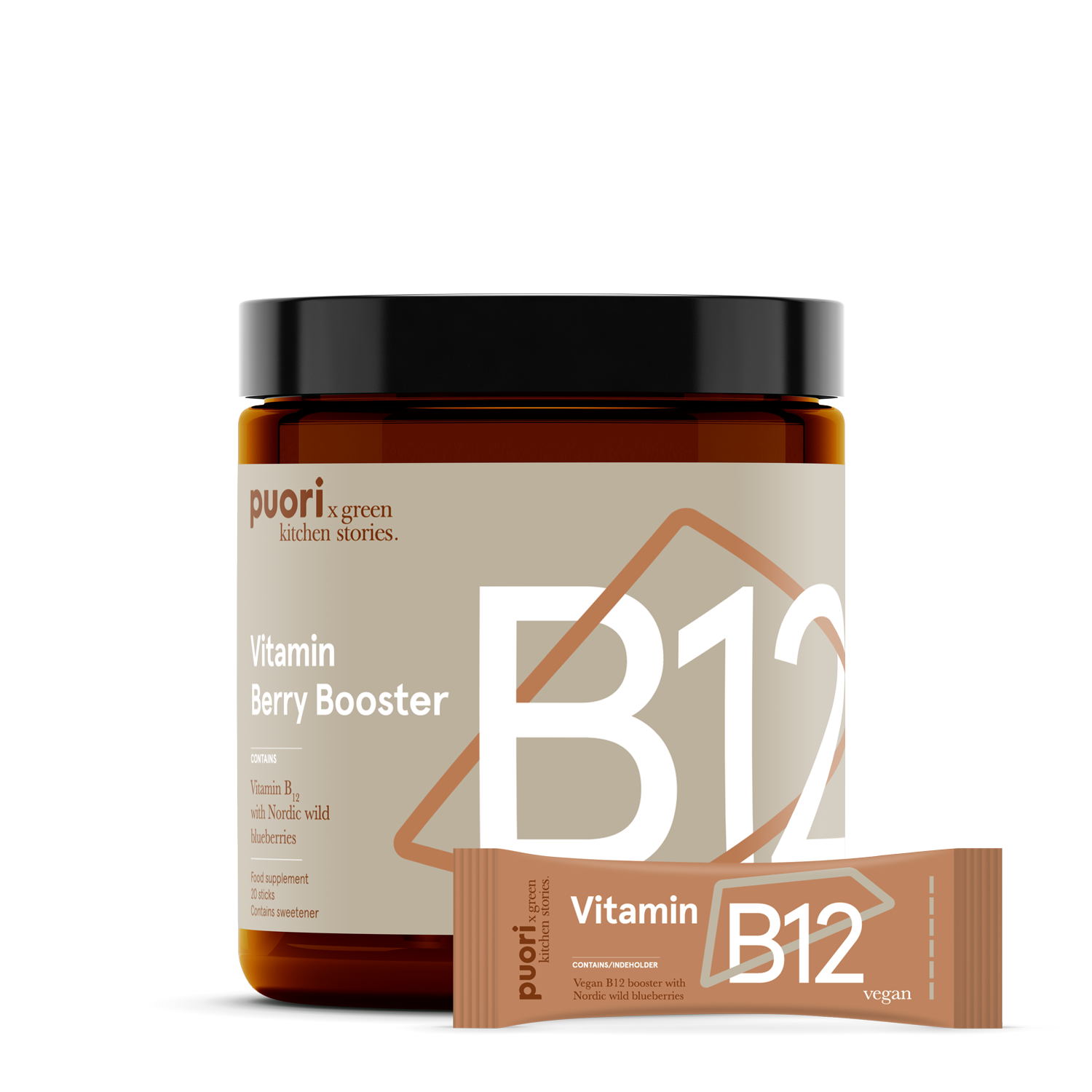 B12 - Berry Booster with vitamin B12 - 10 weeks supply